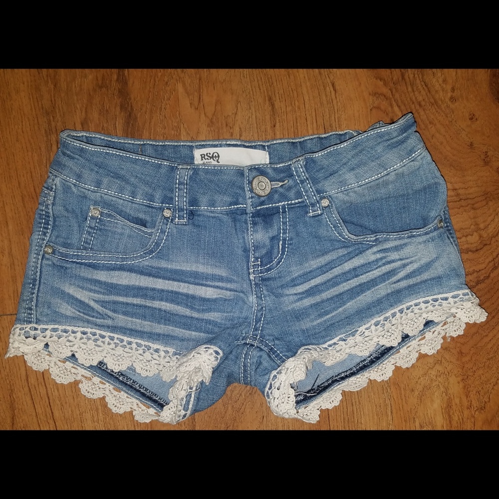 3 for $15 RSQ Jean Shorts with lace
